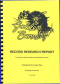 Golden Earring Record Research Report 4th print