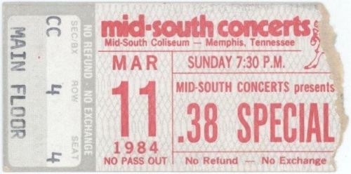 Golden Earring show ticket#2094 April 18 1975 Portland - Paramount