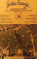Flyer Spanish Golden Earring tour 1974