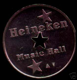 Golden Earring drink coin used at Heineken Music Hall (front)
