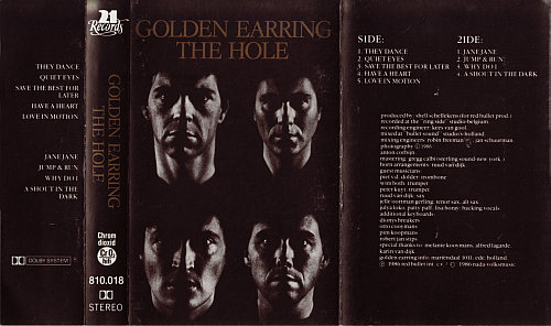 ≥ Golden Earring - the Hole eerste US persing lp vinyl nieuwst — Vinyl |  Pop — Marktplaats