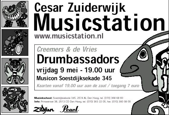 Drumbassadors at Music Station 2003