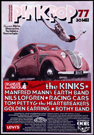 Poster Pinkpop festival 1977